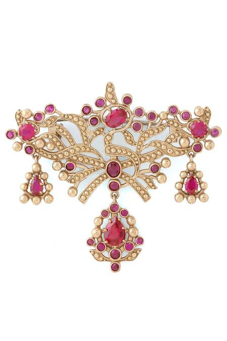 Cosa Nostraa Antique Wonder Embellished Brooch 