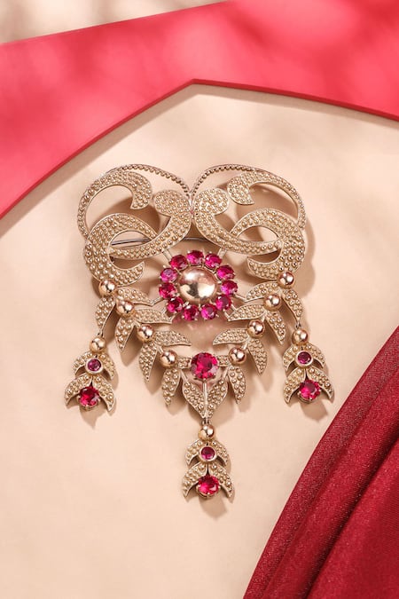 Cosa Nostraa Elite Extravagance Embellished Brooch 
