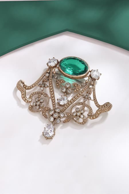 Cosa Nostraa Royal Lamp Stud Brooch 