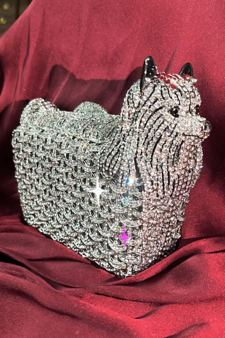 House of Bling Lil Lama Crystal Embellished Bag 