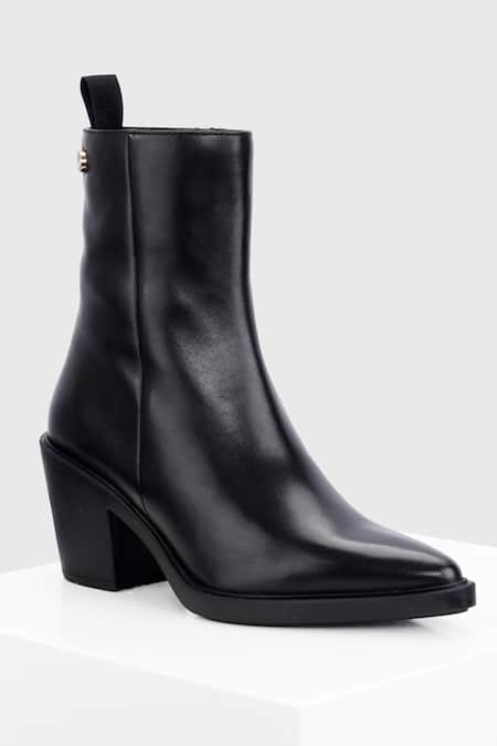 Block-heeled ankle boots - Brown - Ladies | H&M IN