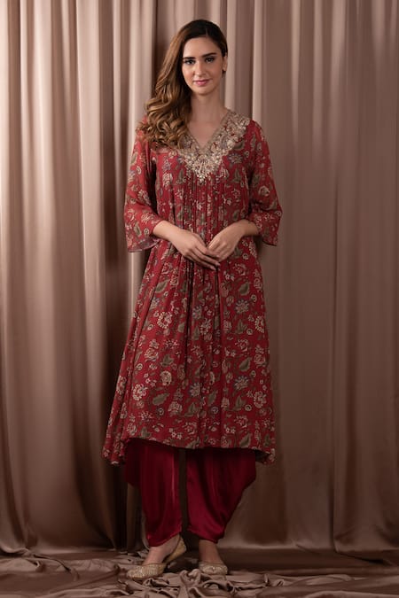 Vara by Vibha n Priti Gathered Tunic With Pant 