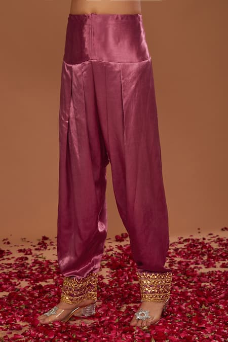 Buy Preeti S Kapoor Pink Silk, Organza Gota Patti, Sequins, Hand Embroidered Anarkali Salwar Set Online at Aza Fashions Buy_Preeti S Kapoor_Pink Silk, Organza Gota Patti, Sequins, Hand Embroidered Anarkali Salwar Set _Online_at_Aza_Fashions