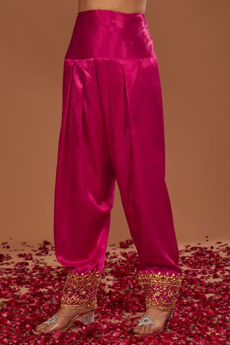 Buy Preeti S Kapoor Pink Silk, Organza Gota Patti, Pearls, Sequins, Hand Anarkali Salwar Set Online at Aza Fashions Buy_Preeti S Kapoor_Pink Silk, Organza Gota Patti, Pearls, Sequins, Hand Anarkali Salwar Set _Online_at_Aza_Fashions