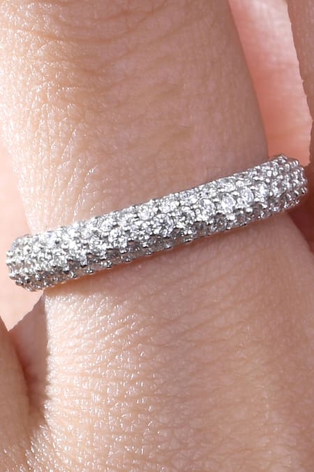 Square Cut Bezel Set Diamond Ring | Jewelry by Johan - Jewelry by Johan