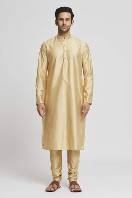 Buy_Arihant Rai Sinha_Black Brocade, Silk Geometric Woven Bundi Kurta Set 