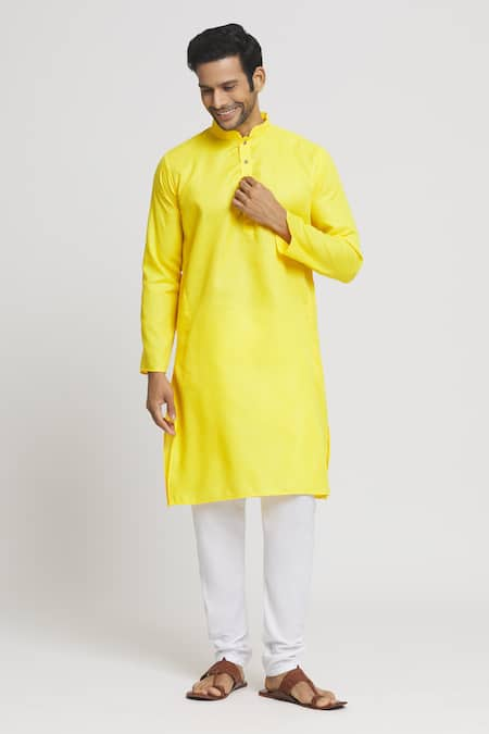 Arihant Rai Sinha Mandarin Collar Kurta & Churidar Set 