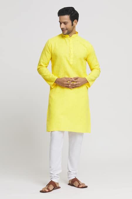 Arihant Rai Sinha Mandarin Collar Straight Kurta Churidar Set 