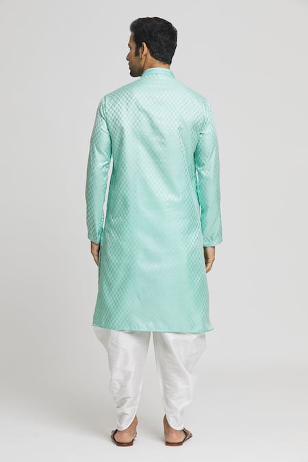 Arihant Rai Sinha Floral Geometric Pattern Kurta With Dhoti Pant 