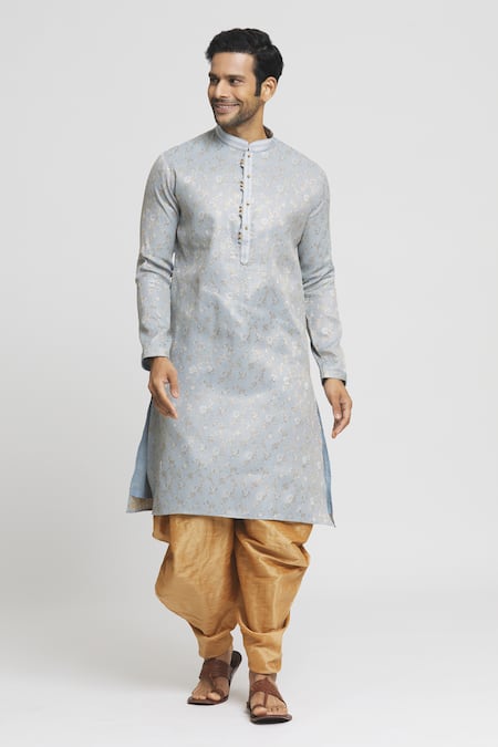 Arihant Rai Sinha Floral Pattern Kurta & Dhoti Pant Set 