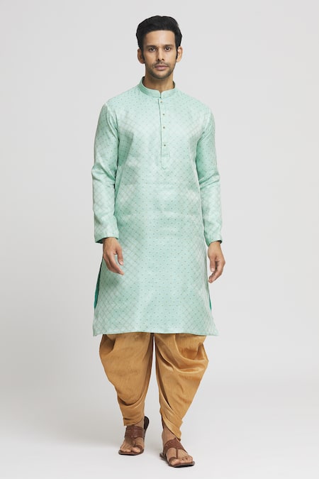 Arihant Rai Sinha Checkered Kurta & Dhoti Pant Set 