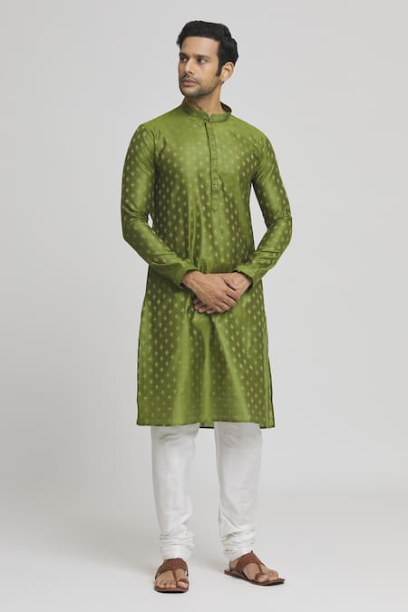 Arihant Rai Sinha Floret Motif Pattern Kurta Set 