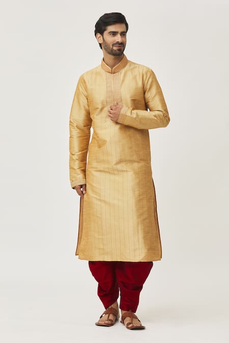 Arihant Rai Sinha Thread Embroidered Kurta & Dhoti Pant Set 