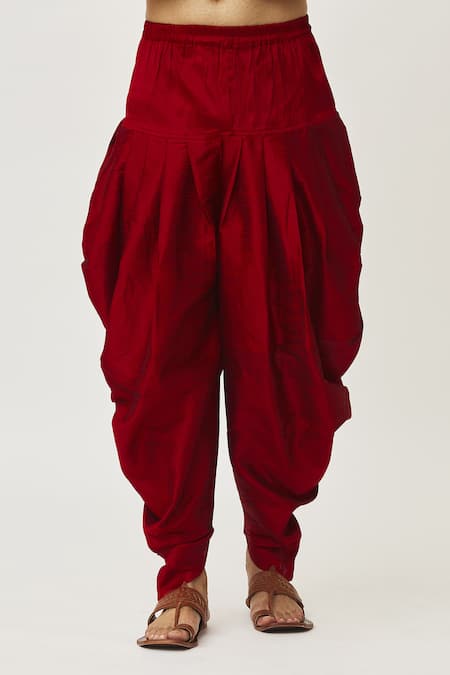 Arihant Rai Sinha Blue Silk Embroidery Placket Leaf Kurta And Dhoti Pant Set Online at Aza Fashions Arihant Rai Sinha_Blue Silk Embroidery Placket Leaf Kurta And Dhoti Pant Set_Online_at_Aza_Fashions