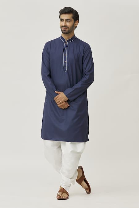 Arihant Rai Sinha Cotton Solid Kurta & Dhoti Pant Set 