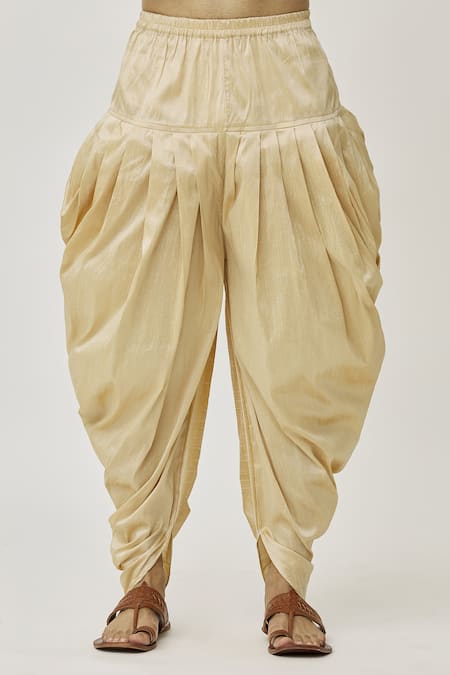 Arihant Rai Sinha Brown Silk Embroidery Placket Leaf Kurta And Dhoti Pant Set at Aza Fashions Arihant Rai Sinha_Brown Silk Embroidery Placket Leaf Kurta And Dhoti Pant Set_at_Aza_Fashions