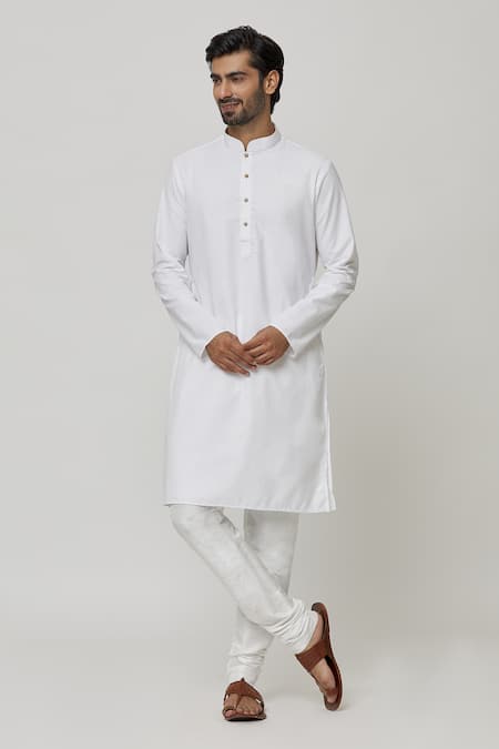 Arihant Rai Sinha Solid Kurta & Churidar Set 