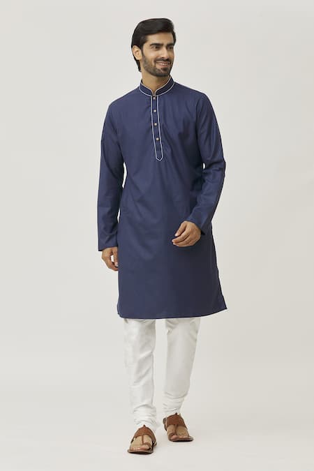 Arihant Rai Sinha Cotton Solid Kurta & Churidar Set 