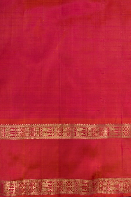 Buy Paaprika Green Silk Zari Woven Floral Kanjeevaram Saree With Unstitched Blouse Piece Buy_Paaprika_Green Silk Zari Woven Floral Kanjeevaram Saree With Unstitched Blouse Piece