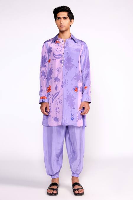 ISHA GUPTA TAYAL Floral Print Short Kurta Set 