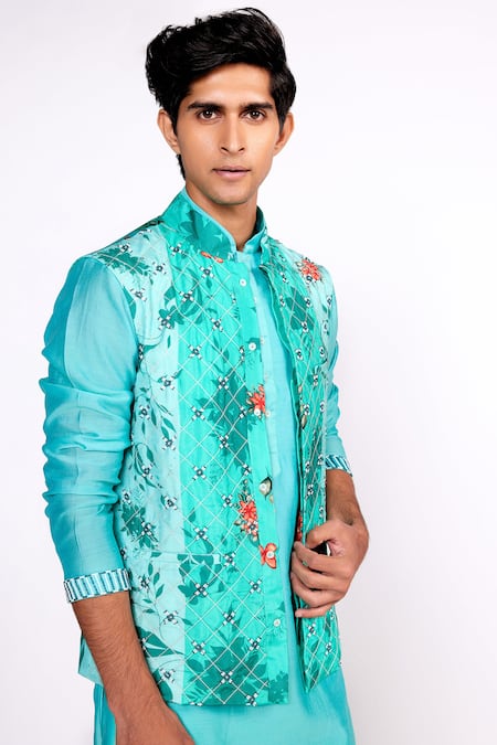 Isha Gupta Tayal Embroidered Nehru Jacket 