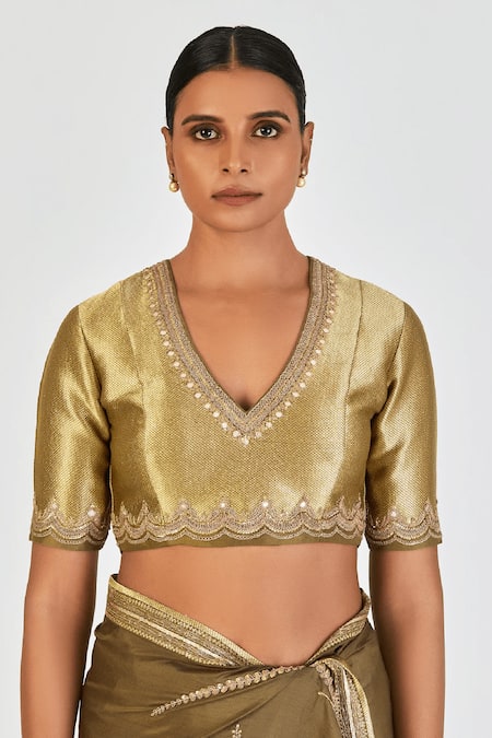 Lajjoo C Aradhee Embroidered Blouse 