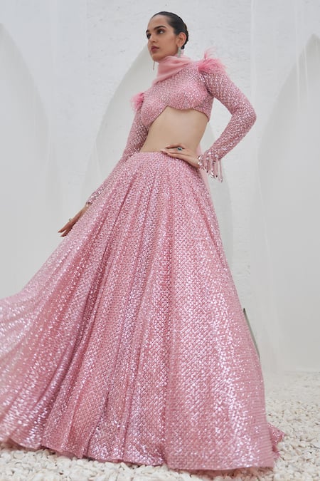 Mahima Mahajan Pari Sequin Embellished Lehenga Set 