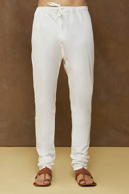 Arihant Rai Sinha_Yellow Cotton, , Chanderi Embroidery Floral Print Kurta Set _at_Aza_Fashions