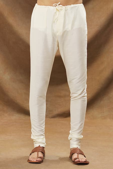 Arihant Rai Sinha_Pink Silk, Embroidery Floret Print Kurta Set _at_Aza_Fashions