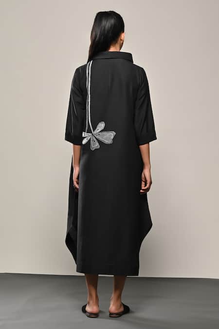 Taika By Poonam Bhagat Titli Flower Embroidered Dress