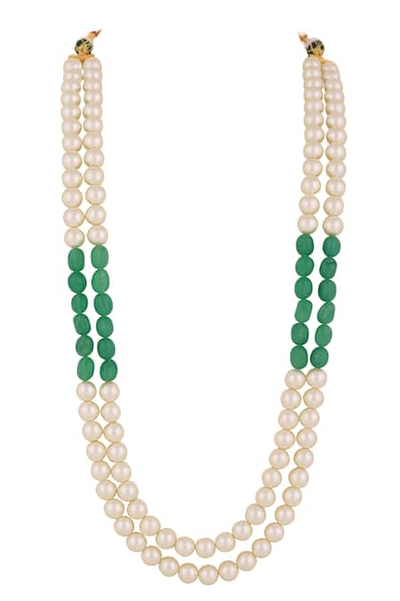 Riana Jewellery Pearl Embellished Mala 