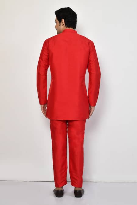 Arihant Rai Sinha Mandarin Collar Straight Kurta 