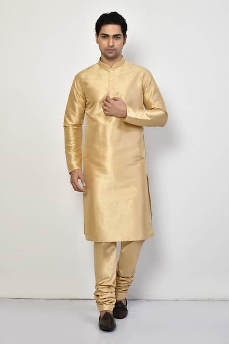 Arihant Rai Sinha Mandarin Collar Metallic Kurta 