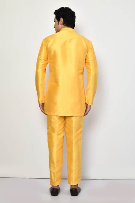 Arihant Rai Sinha Bright Plain Short Kurta 