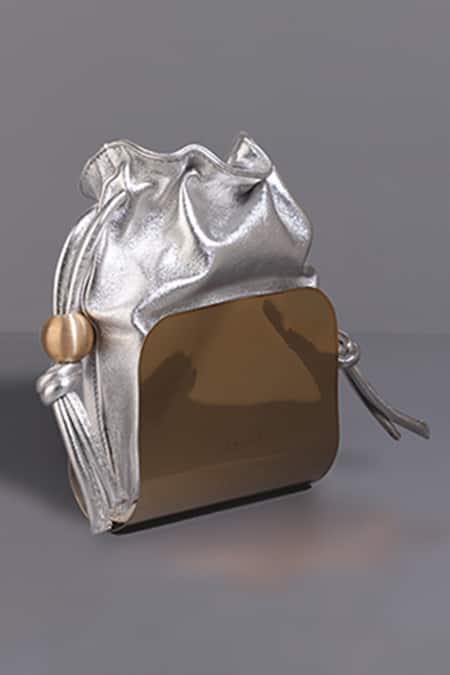 Tann-ED Leather Moulded Potli 