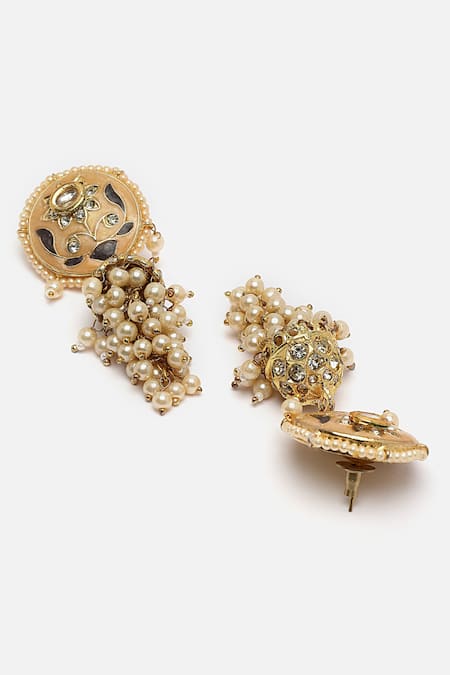 Dugran By Dugristyle_Multi Color Meenakari Kundan Choker Set _at_Aza_Fashions