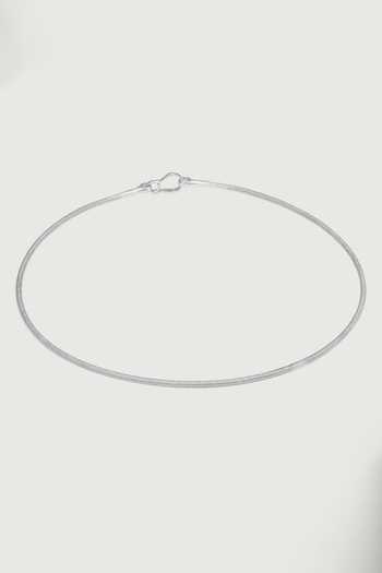 Sangeeta Boochra Oxidized Wired Hasli Necklace 