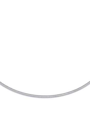 Shop Sangeeta Boochra Silver Plated Oxidized Wired Hasli Necklace Online at Aza Fashions Shop_Sangeeta Boochra_Silver Plated Oxidized Wired Hasli Necklace _Online_at_Aza_Fashions