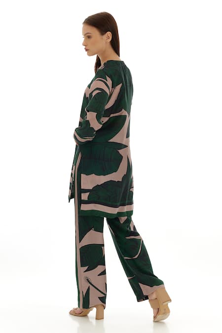 Koai Flower Print Flared Pant For Kids