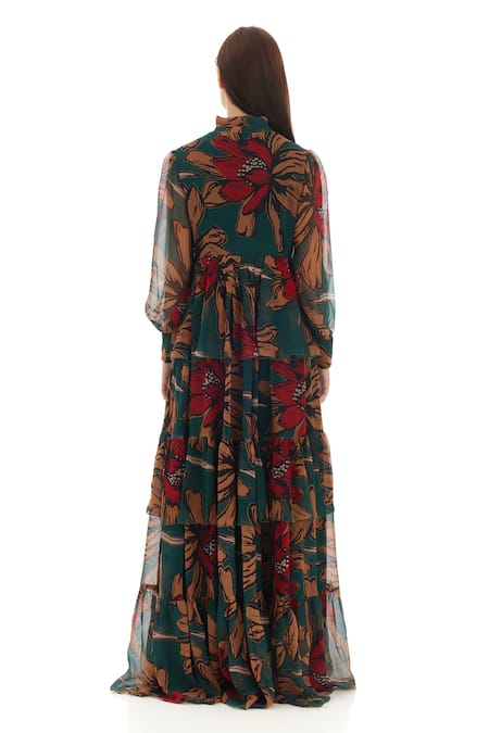 Koai Garden Print Maxi Dress 
