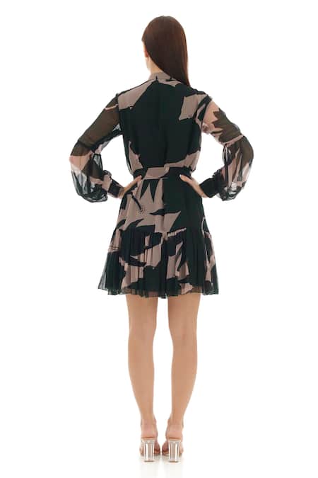 Koai Floral Print Shirt Dress 