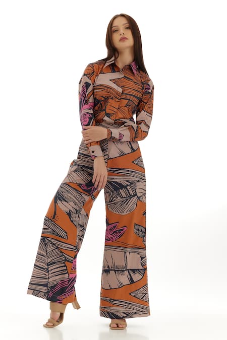KoAi Tropical Floral Pattern Pant 