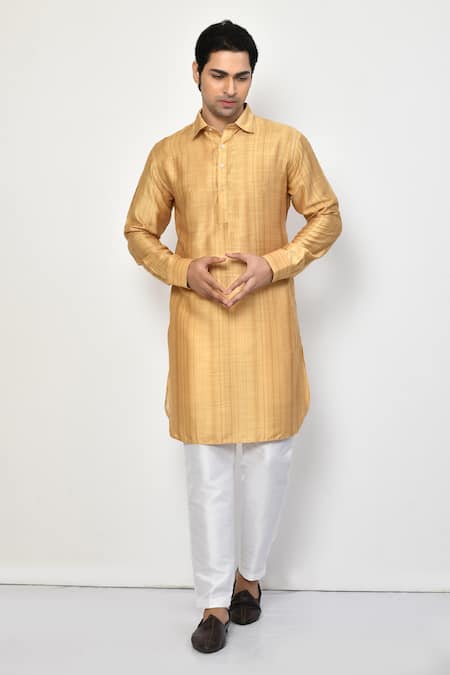 Arihant Rai Sinha Stripe Print Kurta Pant Set 