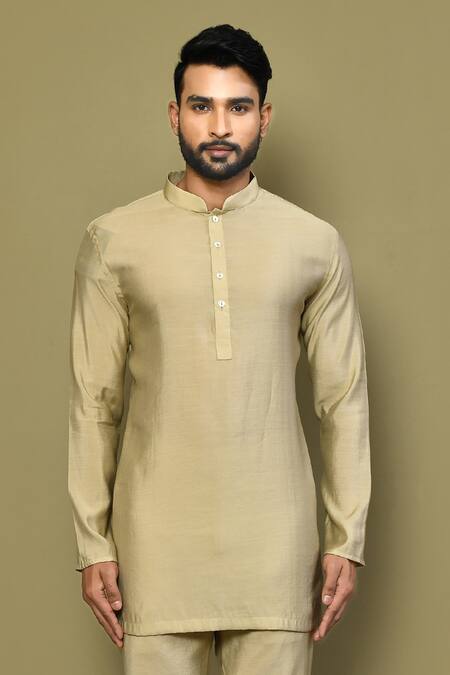 Buy Arihant Rai Sinha Beige , Satin Solid Short Kurta Set Online at Aza Fashions Buy_Arihant Rai Sinha_Beige , Satin Solid Short Kurta Set_Online_at_Aza_Fashions