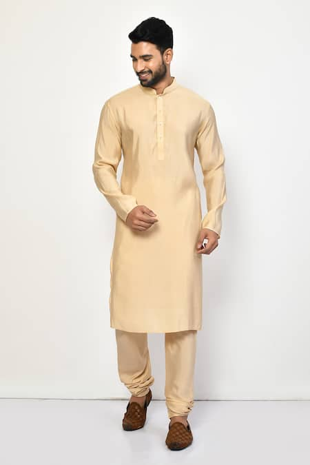 Arihant Rai Sinha Plain Straight Pastel Kurta Set 