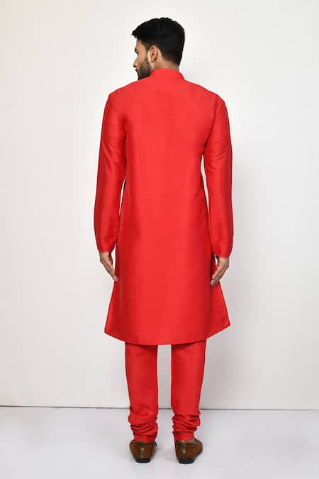 Arihant Rai Sinha Straight Mandarin Collar Kurta Set 