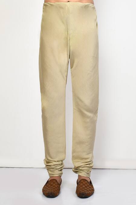 Arihant Rai Sinha_Beige Cotton Full Sleeve Straight Kurta Set _Online_at_Aza_Fashions