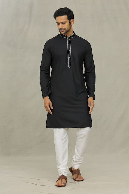 Arihant Rai Sinha Plain Straight Kurta With Churidar 