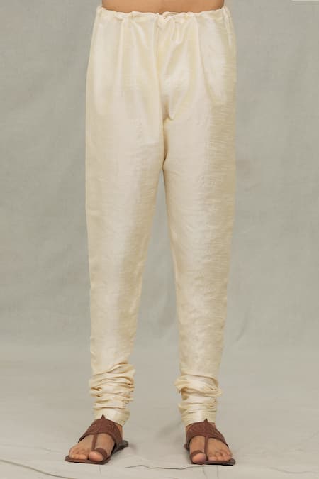 Arihant Rai Sinha Beige , Chanderi Embroidery Tonal Placket Kurta And Churidar Set at Aza Fashions Arihant Rai Sinha_Beige , Chanderi Embroidery Tonal Placket Kurta And Churidar Set _at_Aza_Fashions