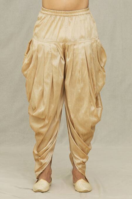 Arihant Rai Sinha Maroon Silk Embroidery, Beads Paisley Resham Kurta And Dhoti Pant Set at Aza Fashions Arihant Rai Sinha_Maroon Silk Embroidery, Beads Paisley Resham Kurta And Dhoti Pant Set _at_Aza_Fashions